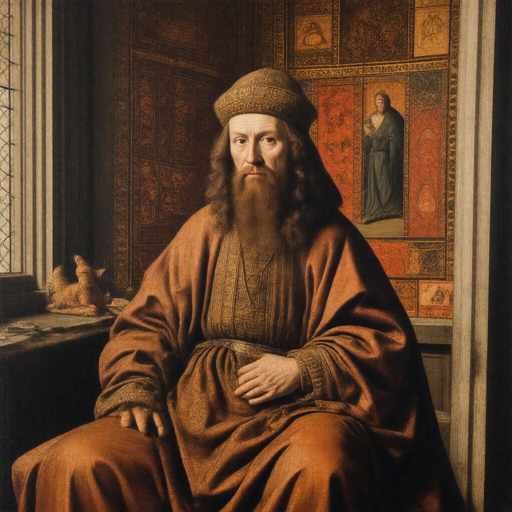 AI-created image of Jan van Eyck