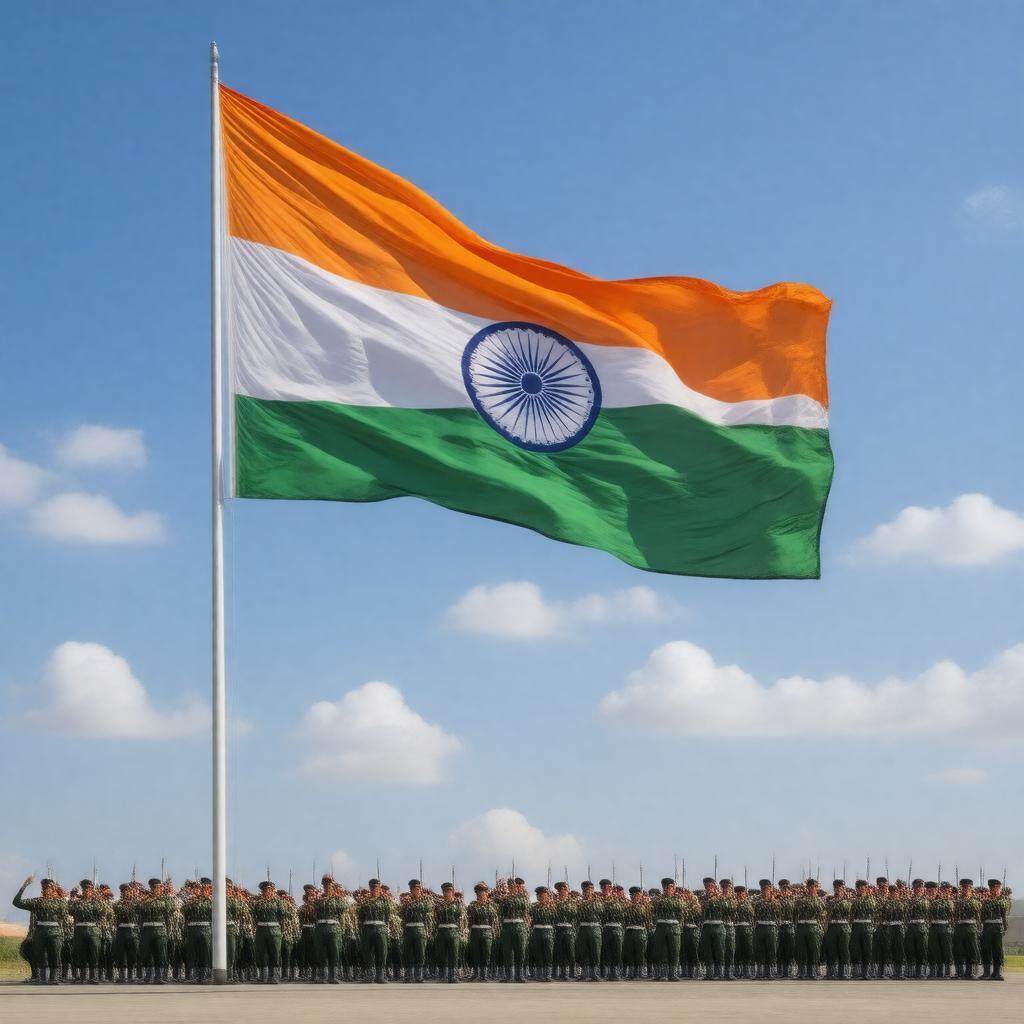 AI-created image of Jana Gana Mana