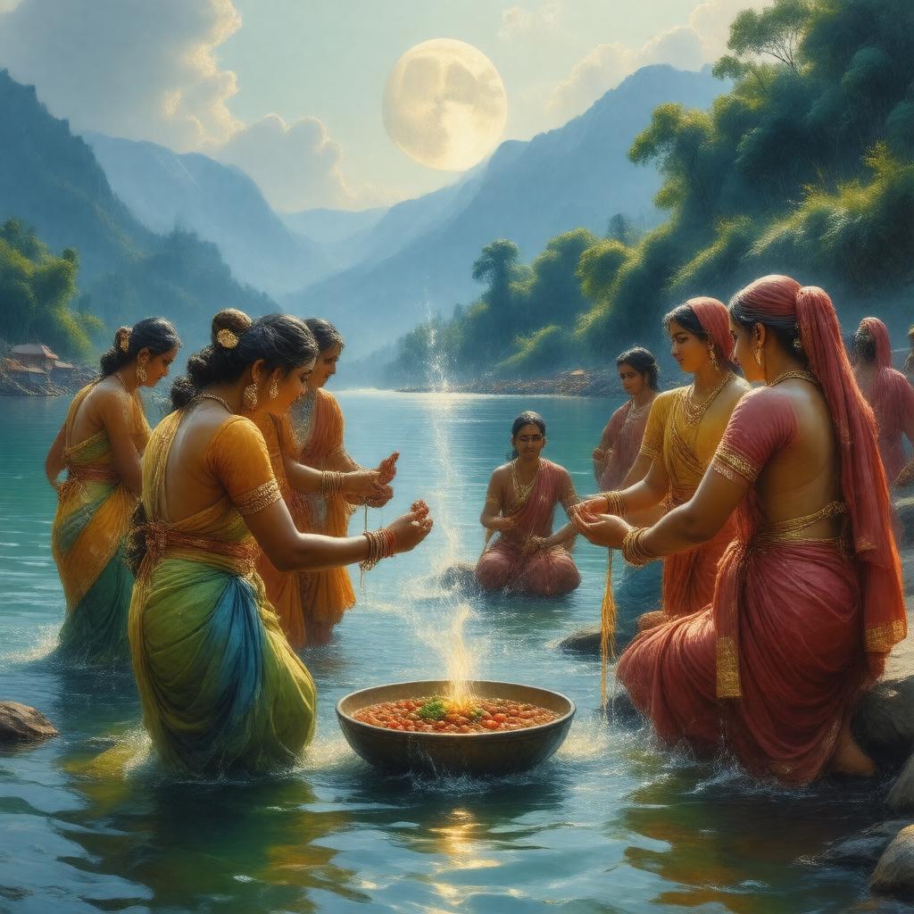 Click to view larger image AI-created image of Janai Purnima