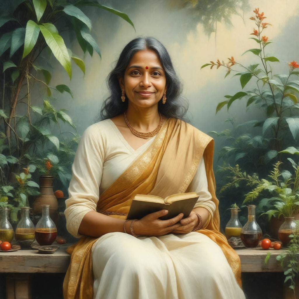 AI-created image of Janaki Ammal