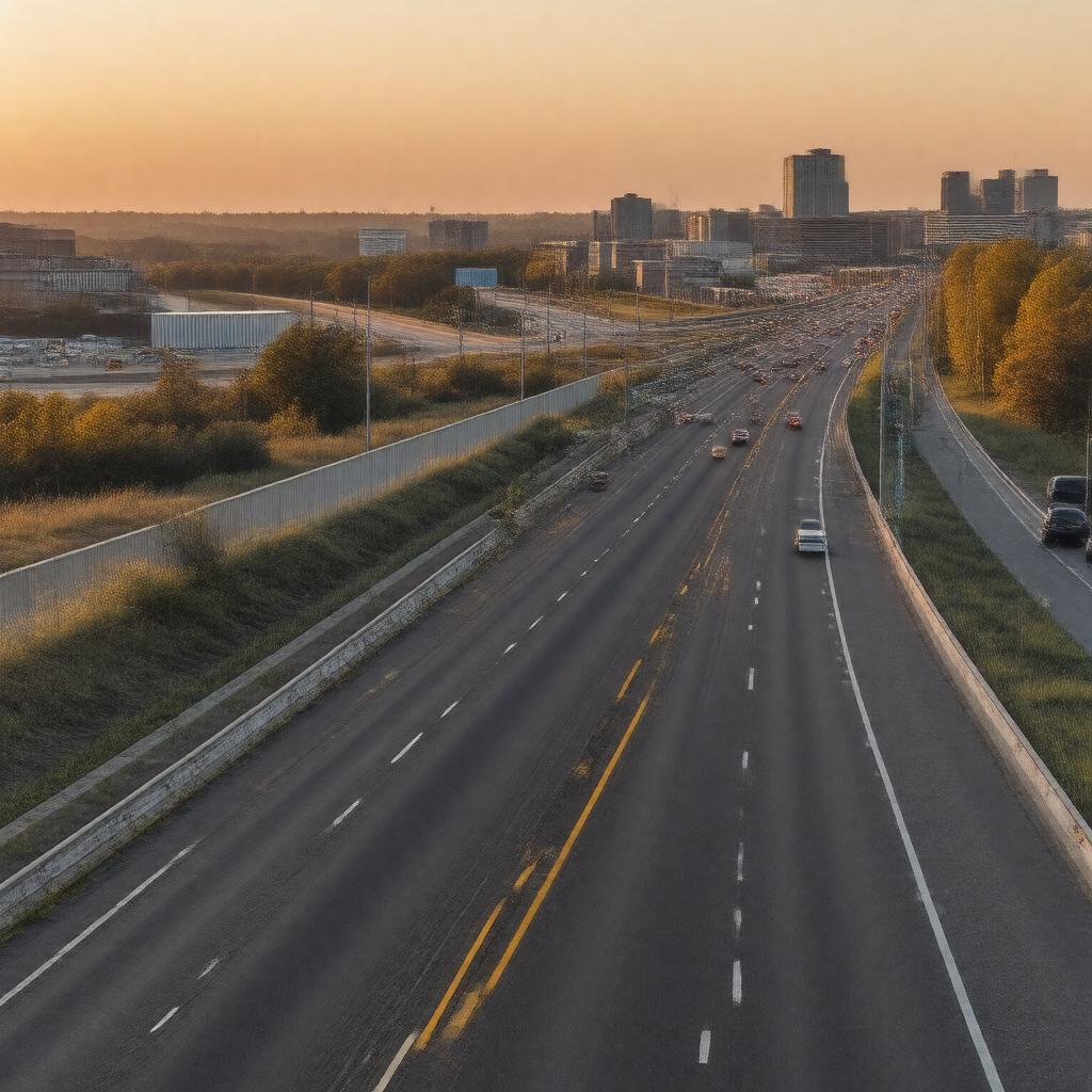 Click to view larger image AI-created image of Jane Addams Memorial Tollway