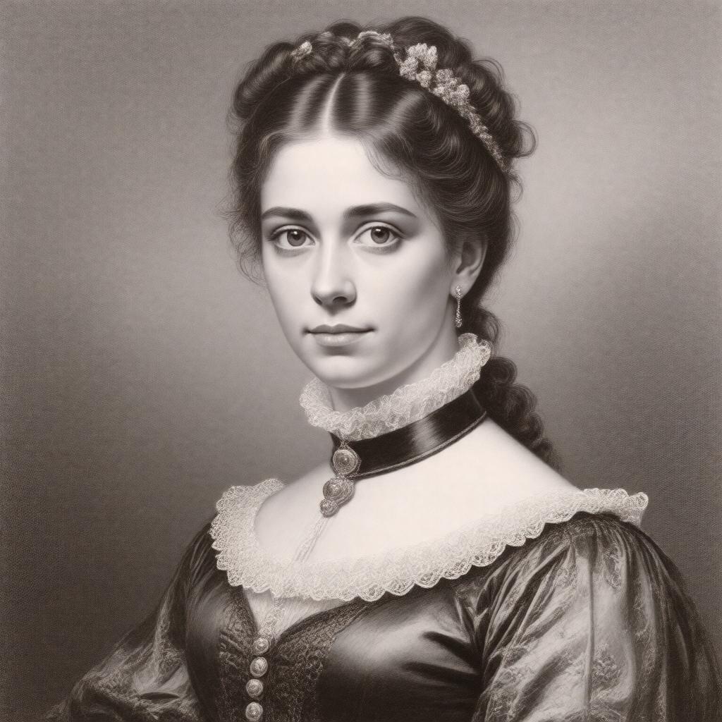 Click to view larger image AI-created image of Jane Apreece