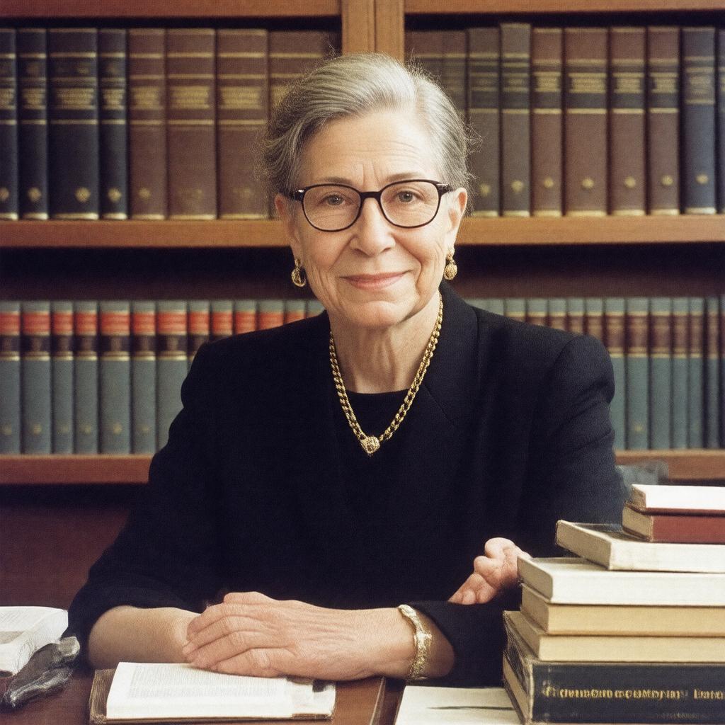 AI-created image of Jane C. Ginsburg