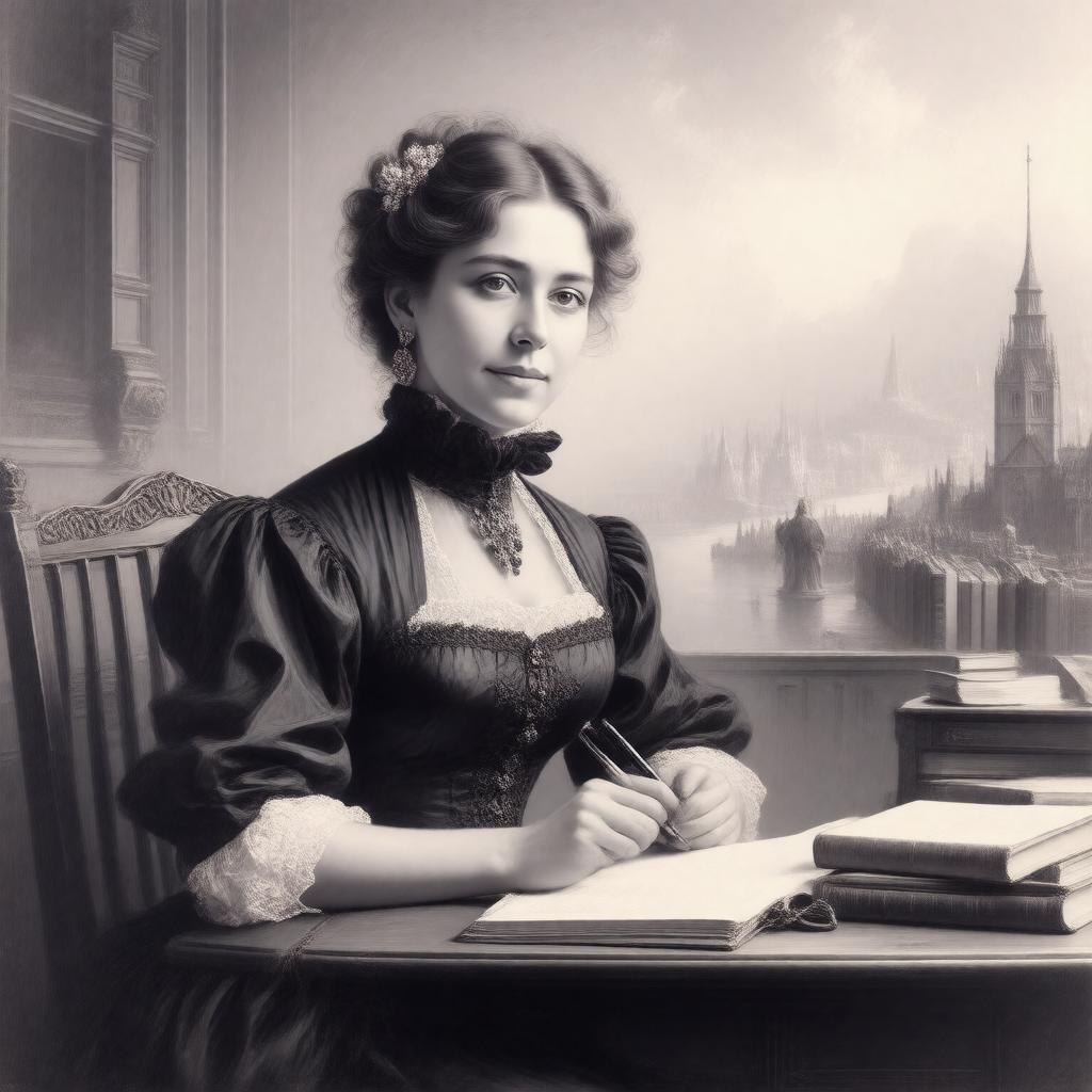 AI-created image of Jane Francesca Agnes Elgee