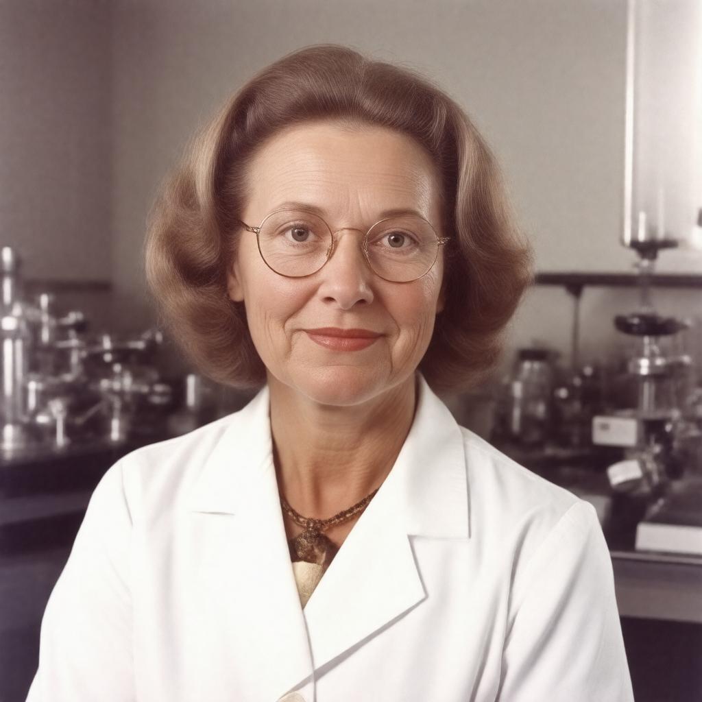 AI-created image of Jane Hamilton Hall