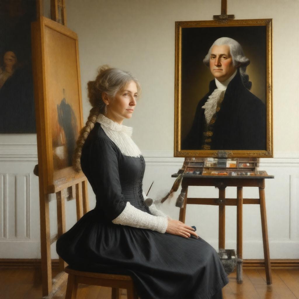 Click to view larger image AI-created image of Jane Stuart