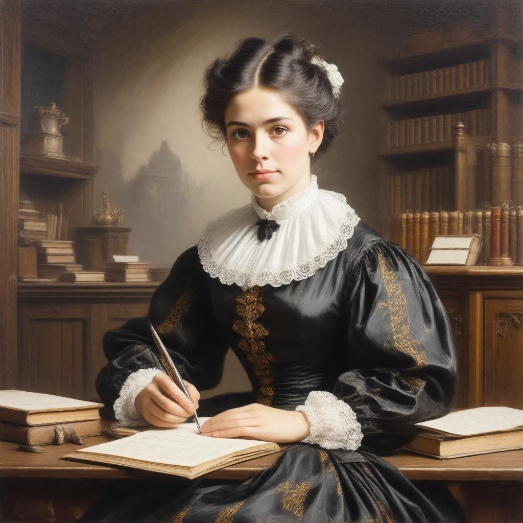 AI-created image of Jane Welsh Carlyle