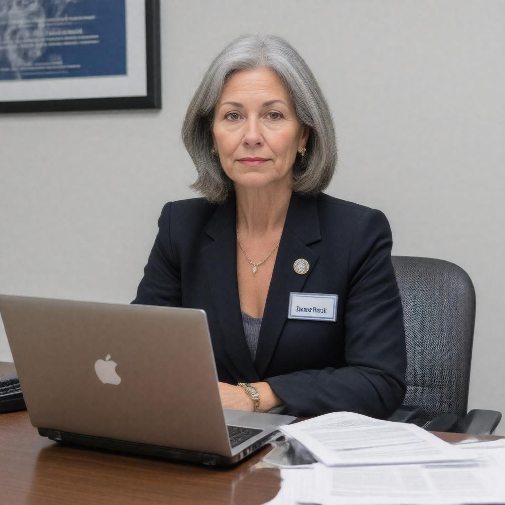 AI-created image of Janet Hook