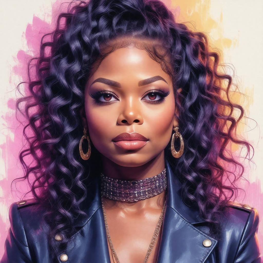 AI-created image of Janet Jackson