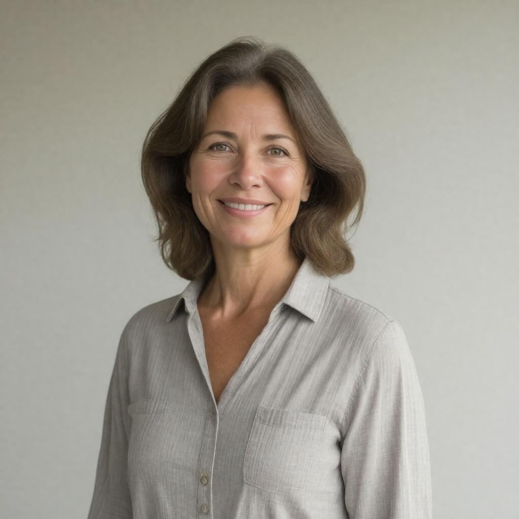 Click to view larger image AI-created image of Janet Landis