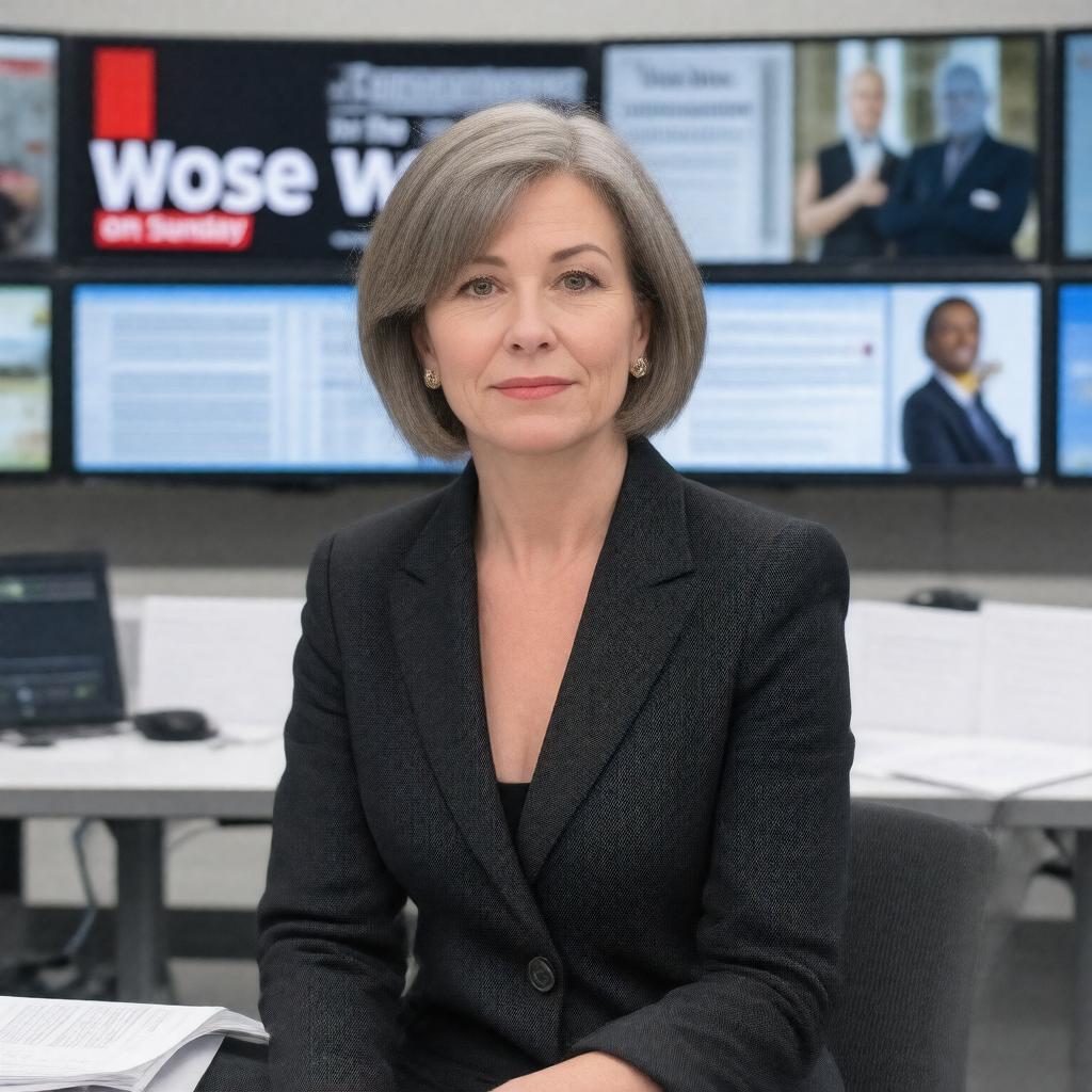 AI-created image of Janet Street-Porter