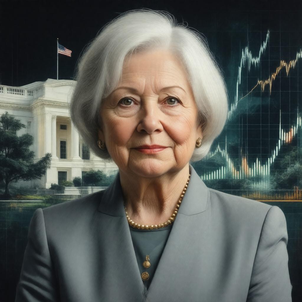 AI-created image of Janet Yellen