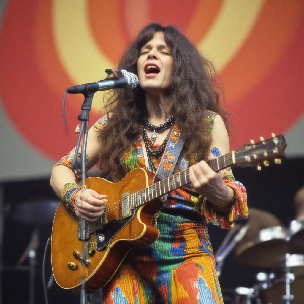 AI-created image of Janis Joplin