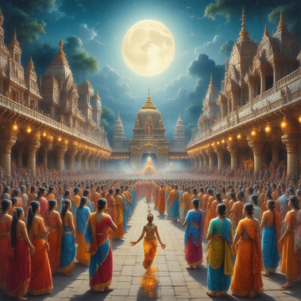 AI-created image of Janmashtami