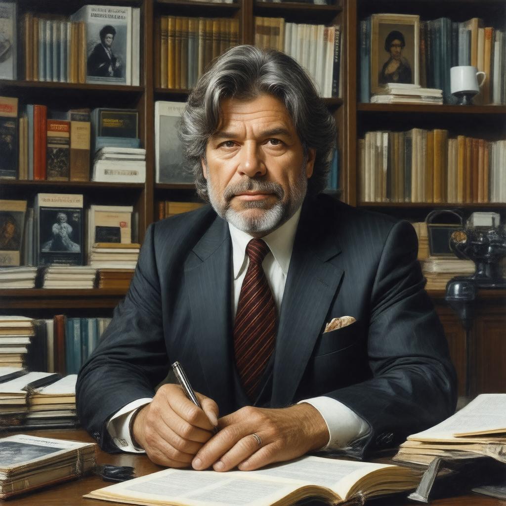 AI-created image of Jann Wenner