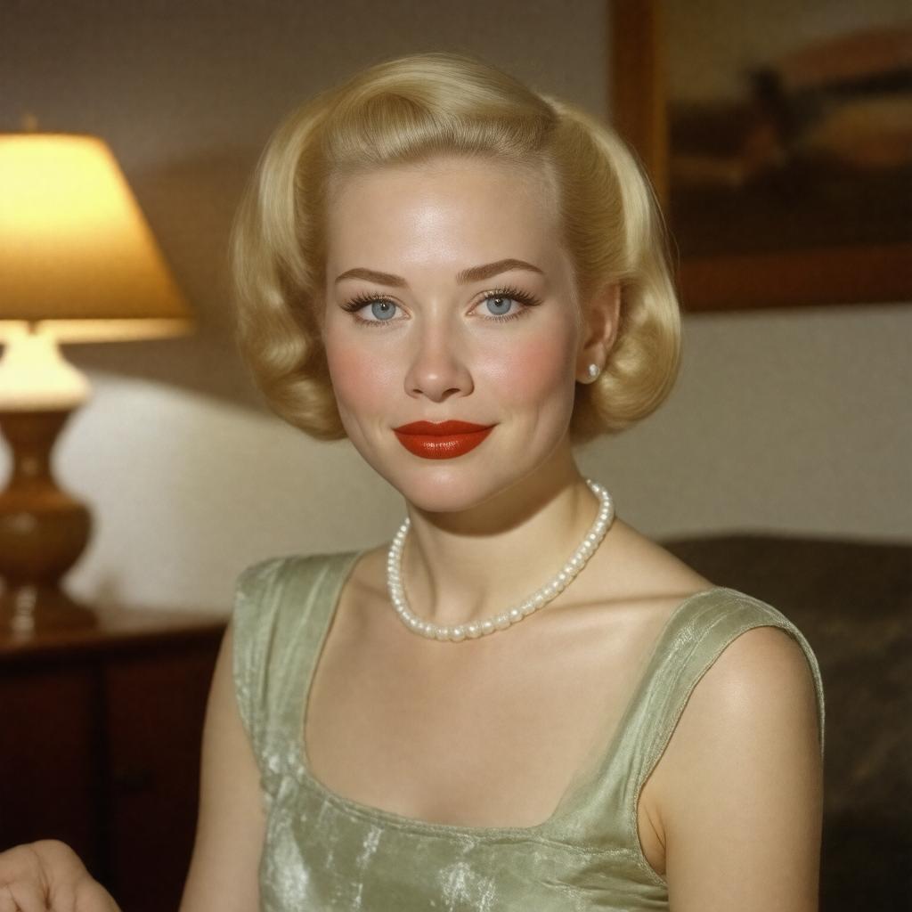 AI-created image of January Jones