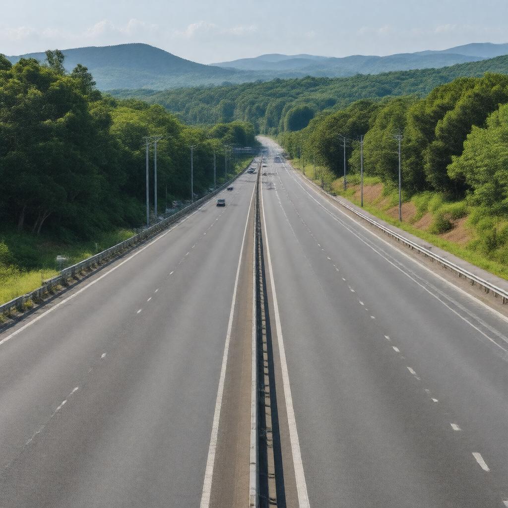 AI-created image of Japan National Route 125