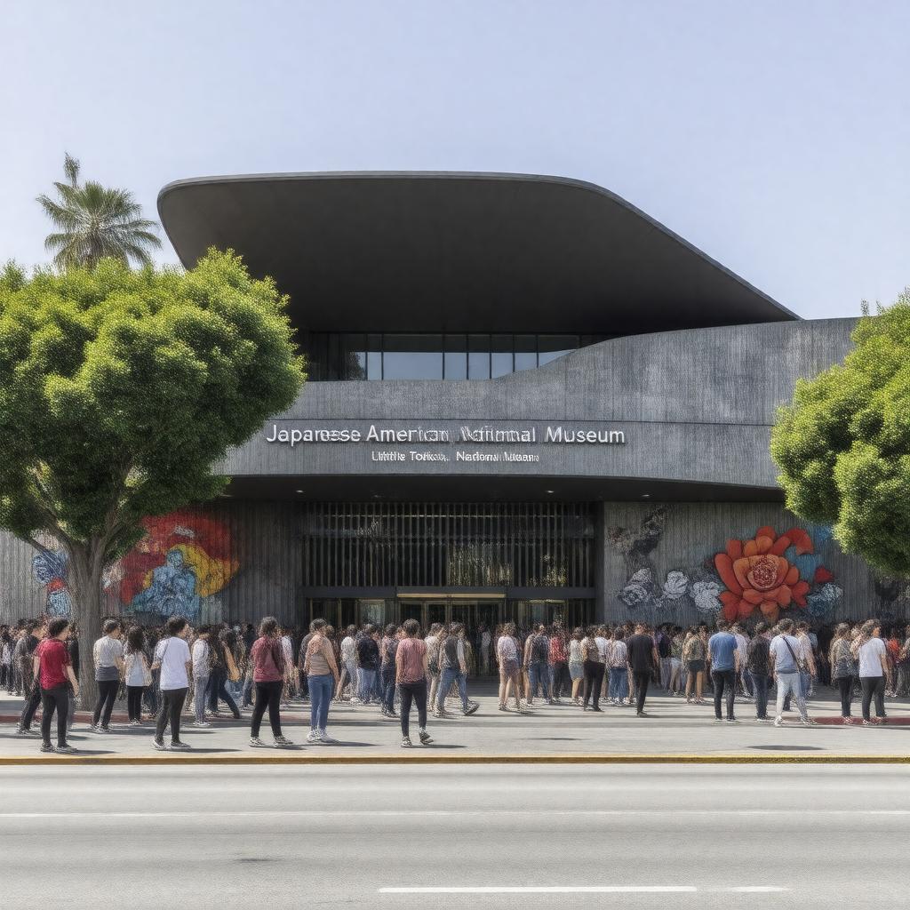 AI-created image of Japanese American National Museum