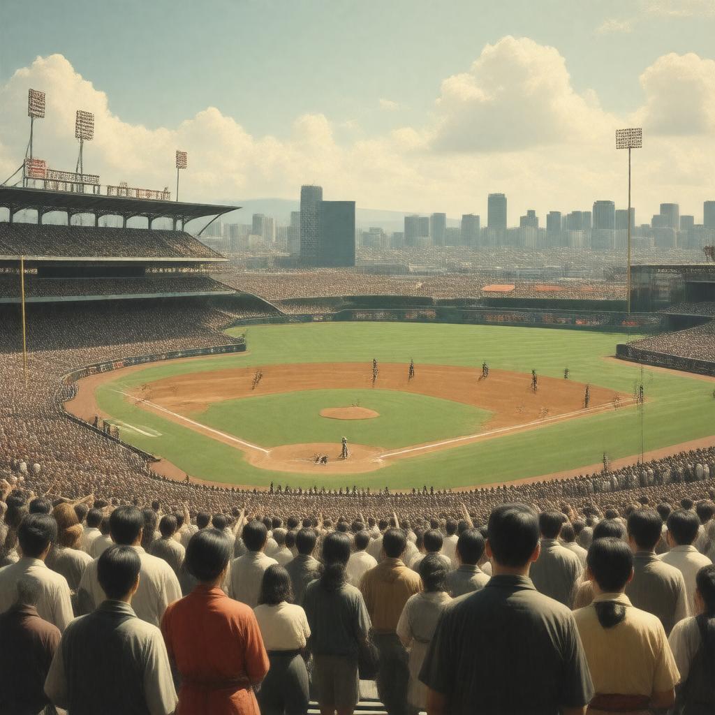 AI-created image of Japanese Baseball League