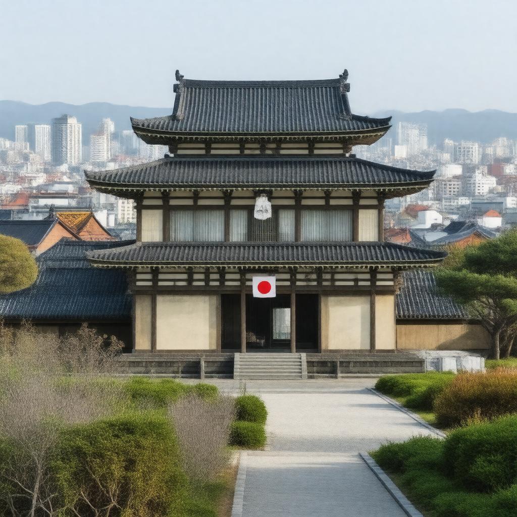 Click to view larger image AI-created image of Japanese legation
