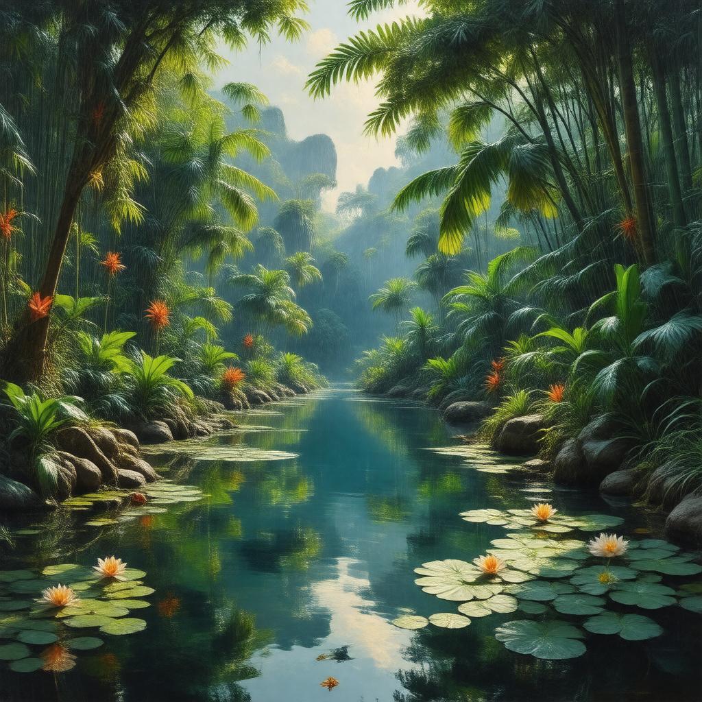 AI-created image of Jardin de Balata