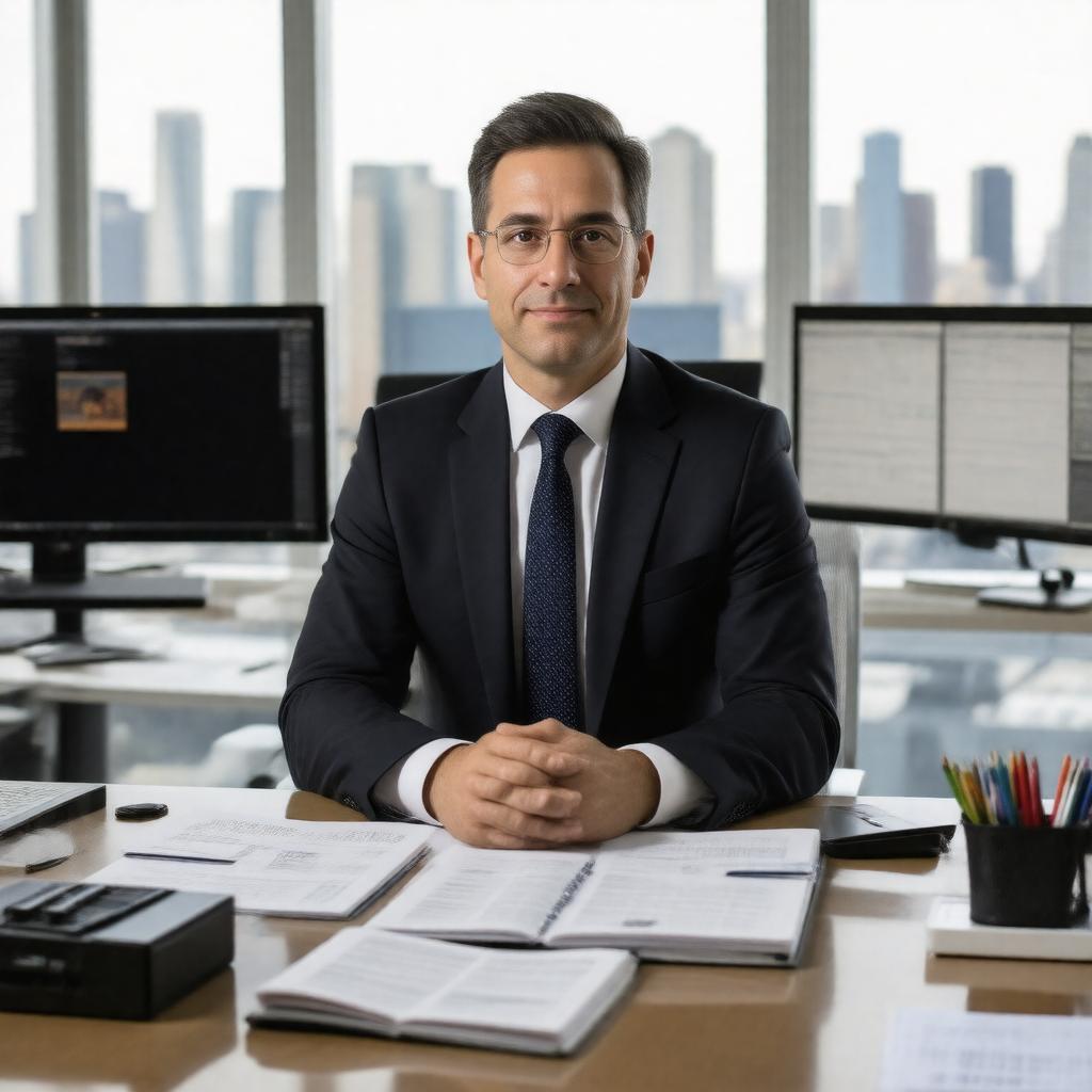 AI-created image of Jared Cohen