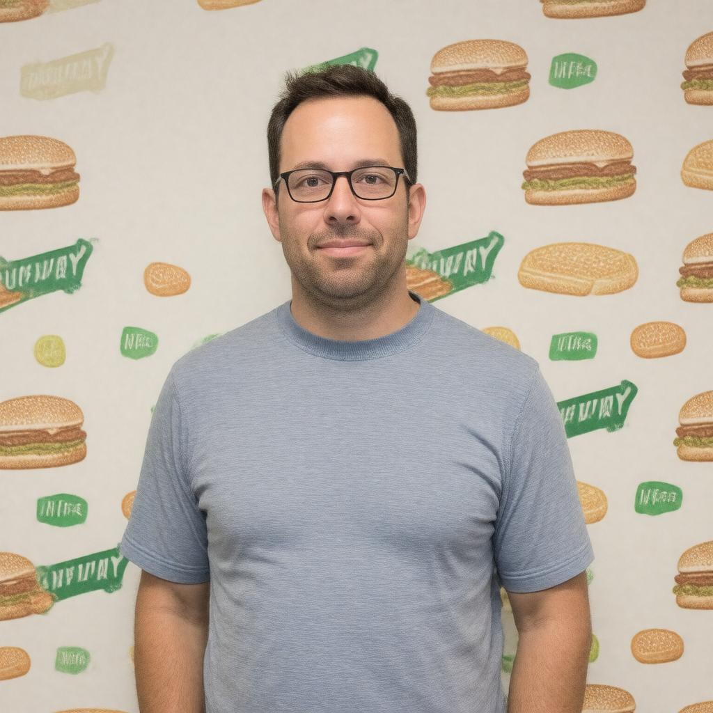 Click to view larger image AI-created image of Jared Fogle