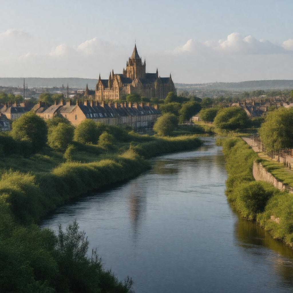 Click to view larger image AI-created image of Jarrow, England