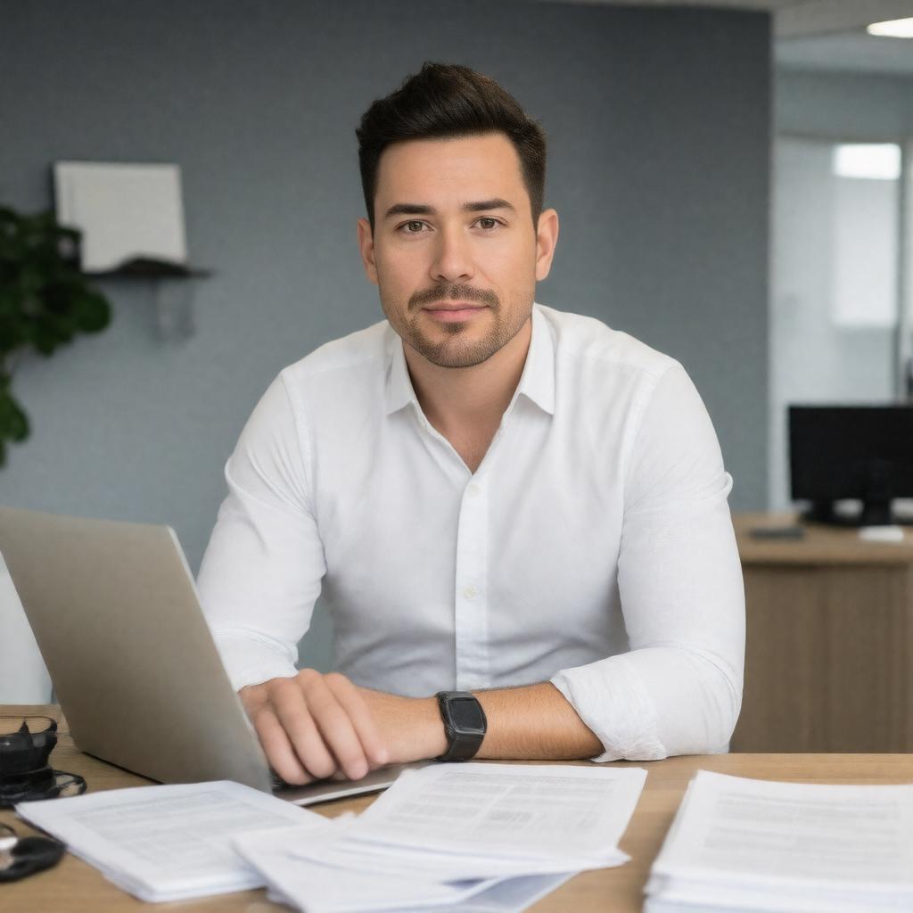 Click to view larger image AI-created image of Jason Tanz