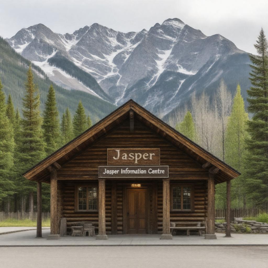 Click to view larger image AI-created image of Jasper Information Centre