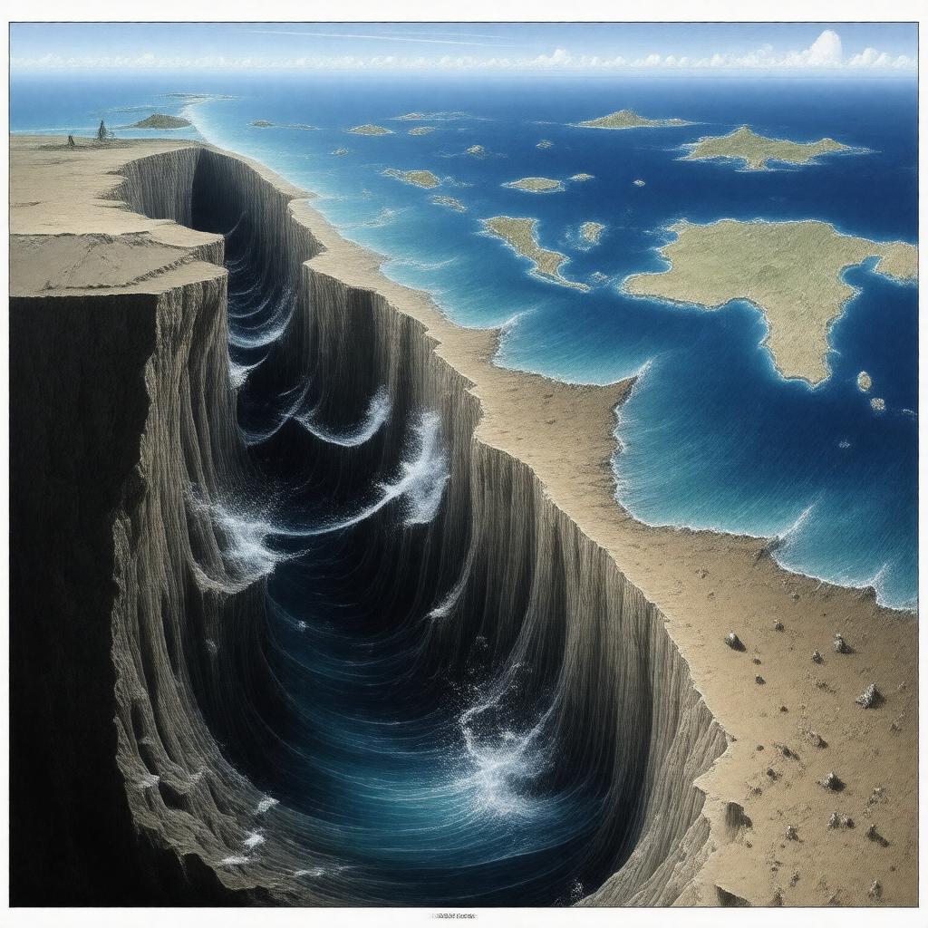 Click to view larger image AI-created image of Java Trench
