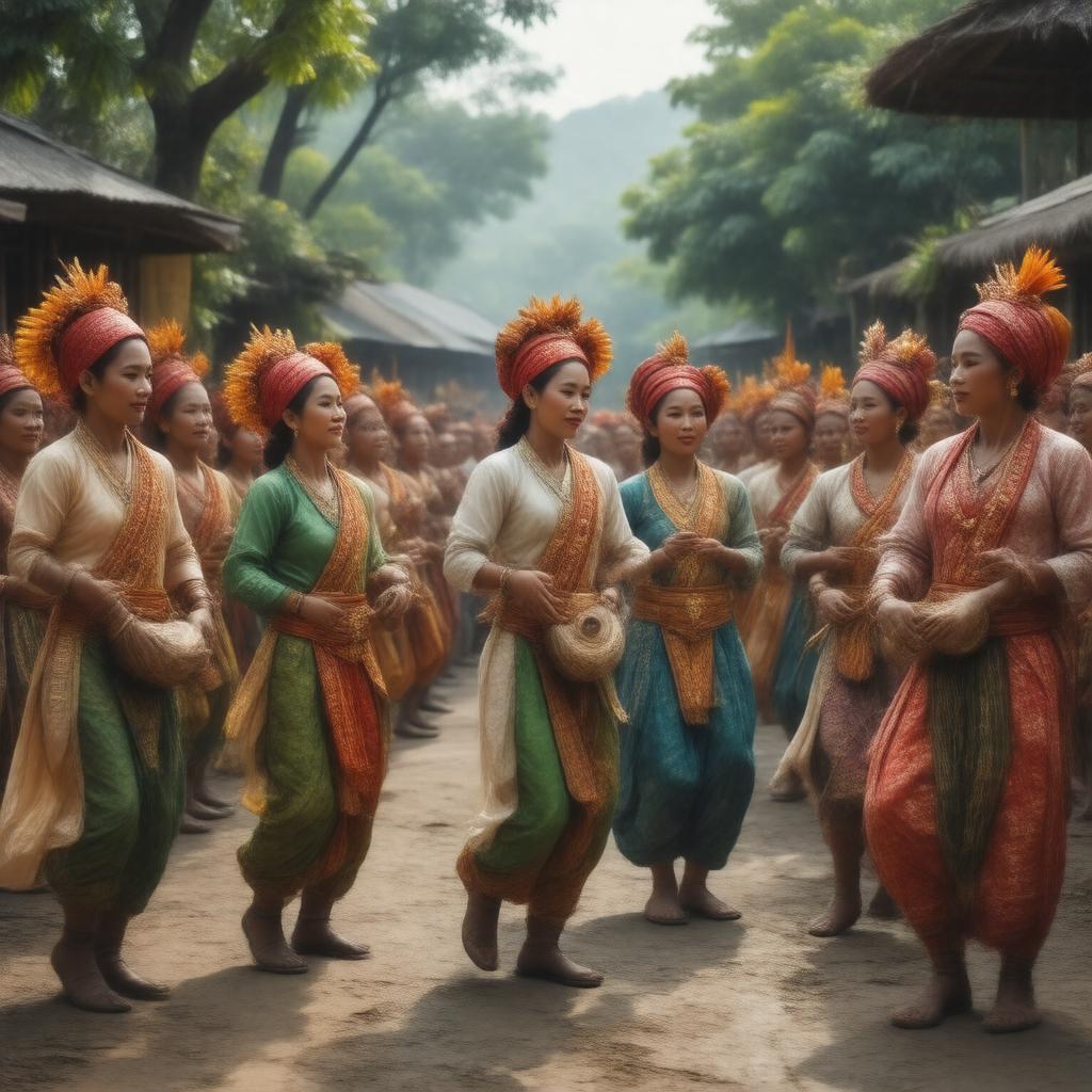 AI-created image of Javanese people