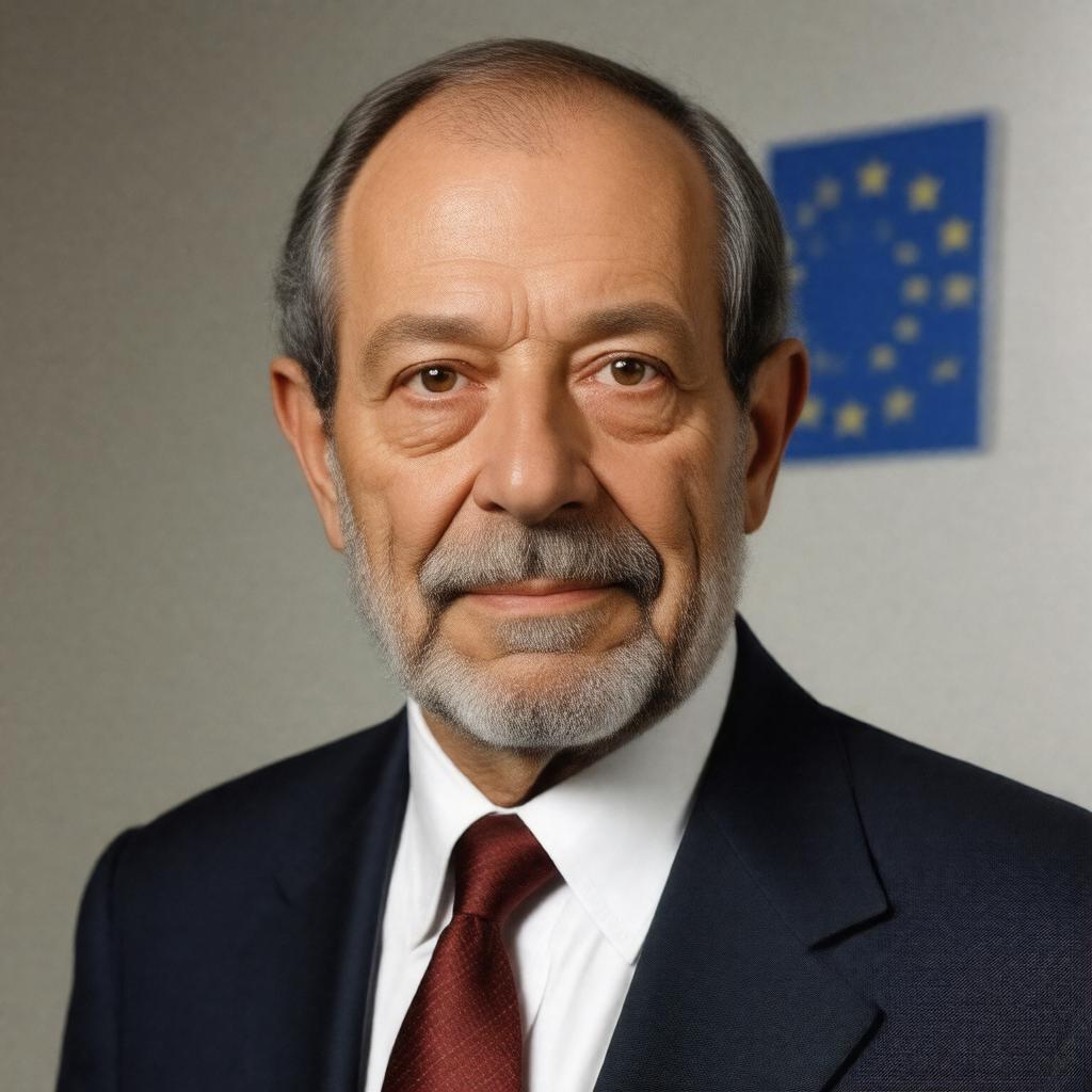 AI-created image of Javier Solana