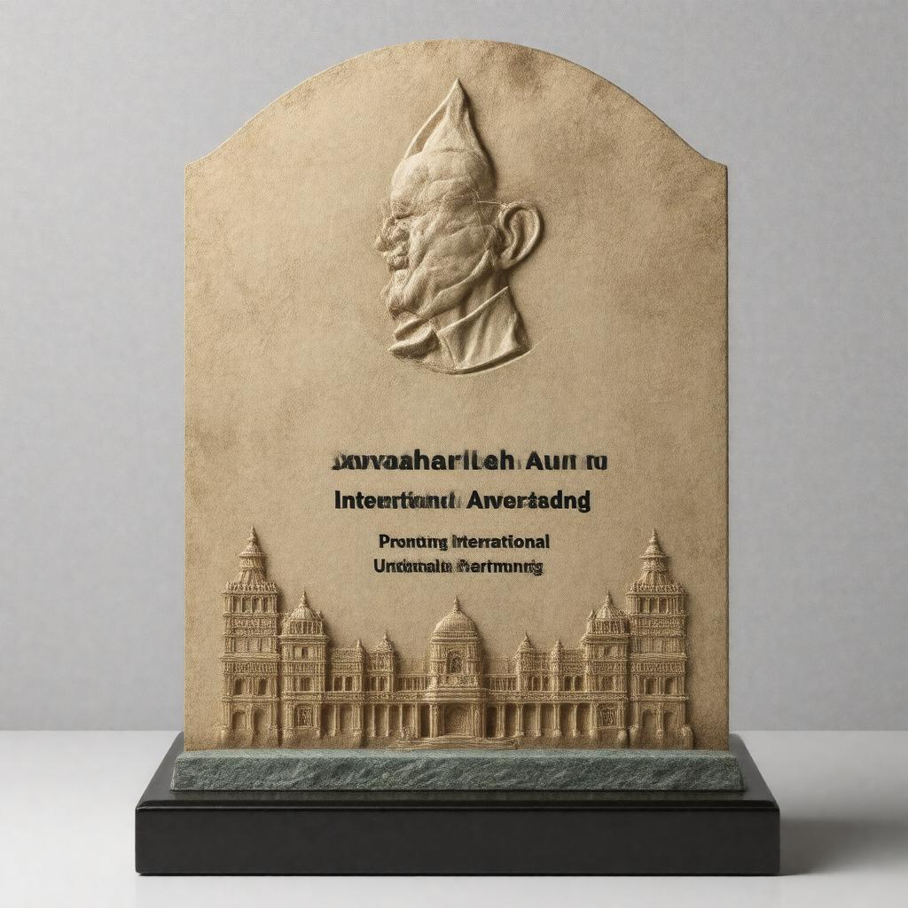 Click to view larger image AI-created image of Jawaharlal Nehru Award