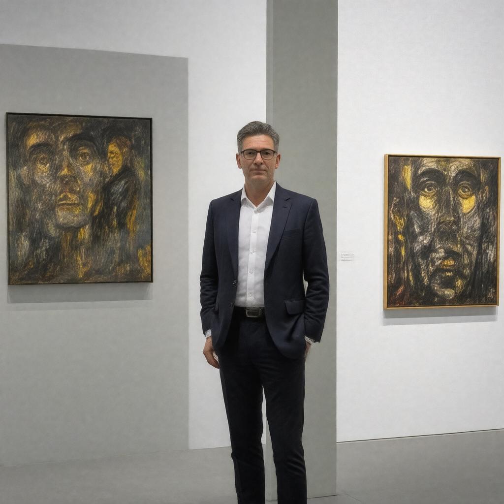 Click to view larger image AI-created image of Jay Jopling