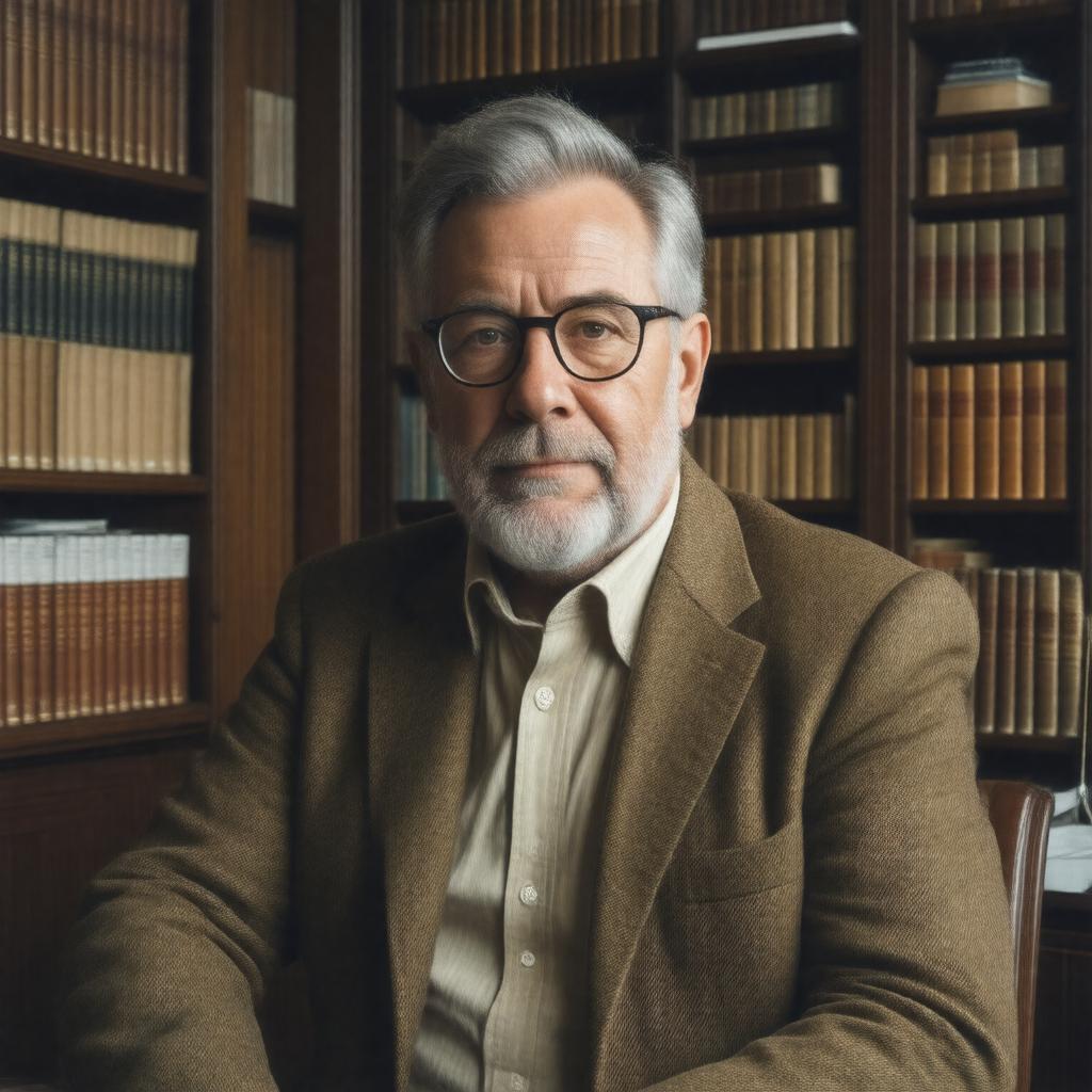 AI-created image of Jay Parini