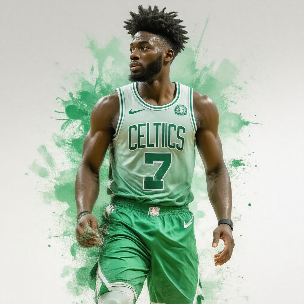 AI-created image of Jaylen Brown