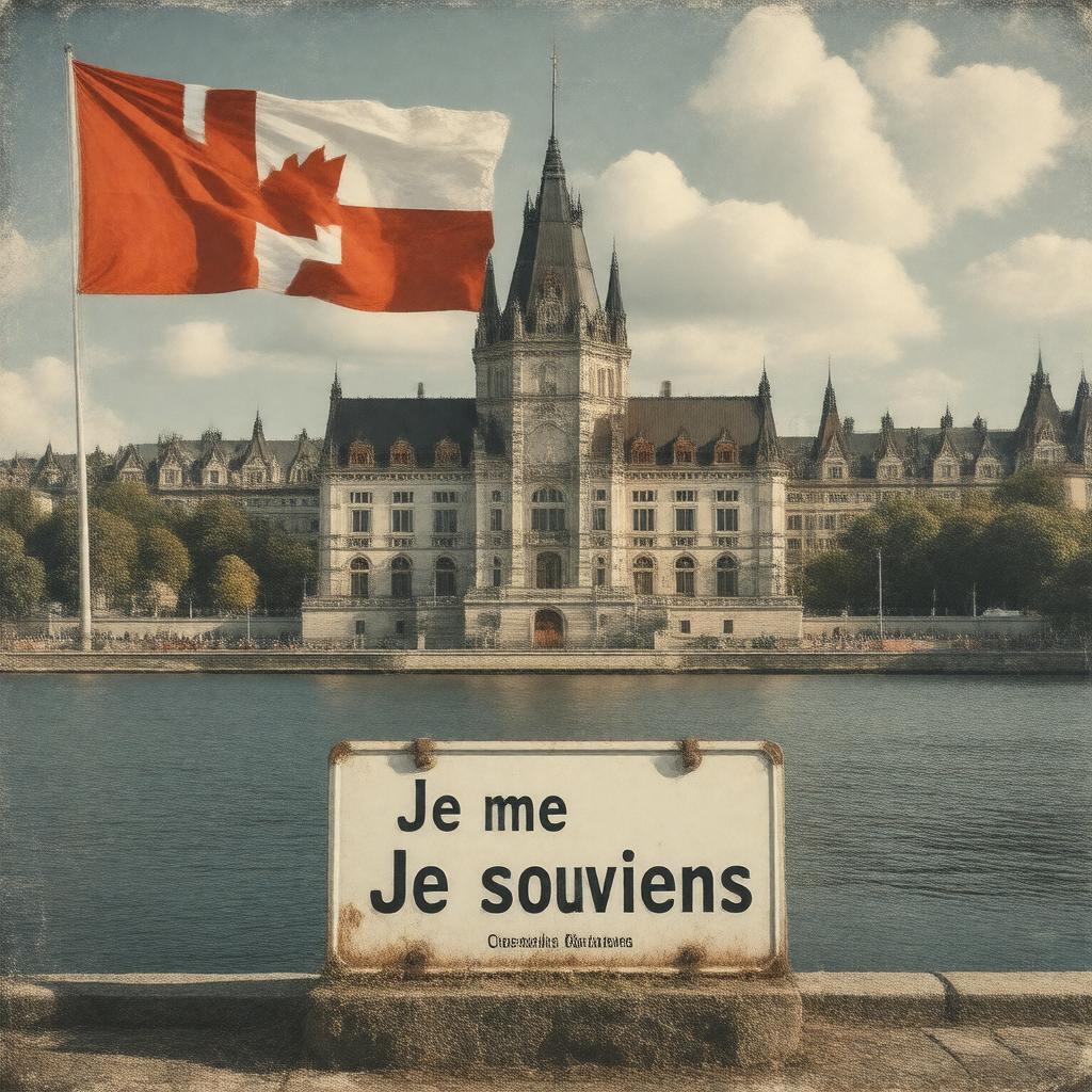 Click to view larger image AI-created image of Je me souviens