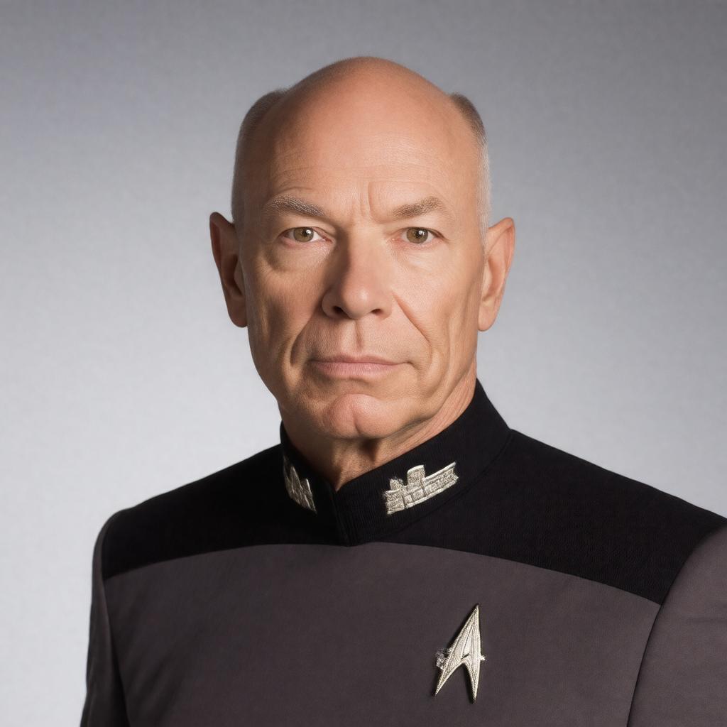 AI-created image of Jean-Luc Picard