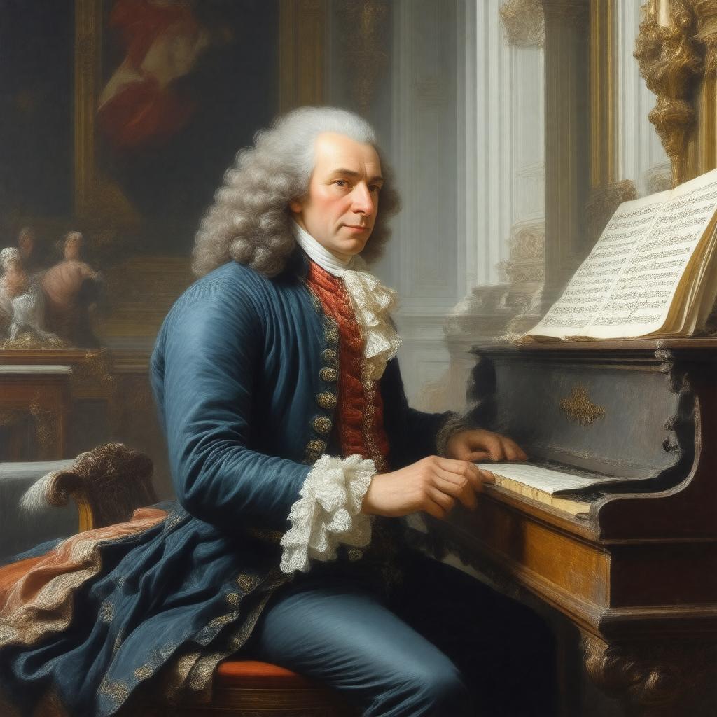 AI-created image of Jean-Philippe Rameau