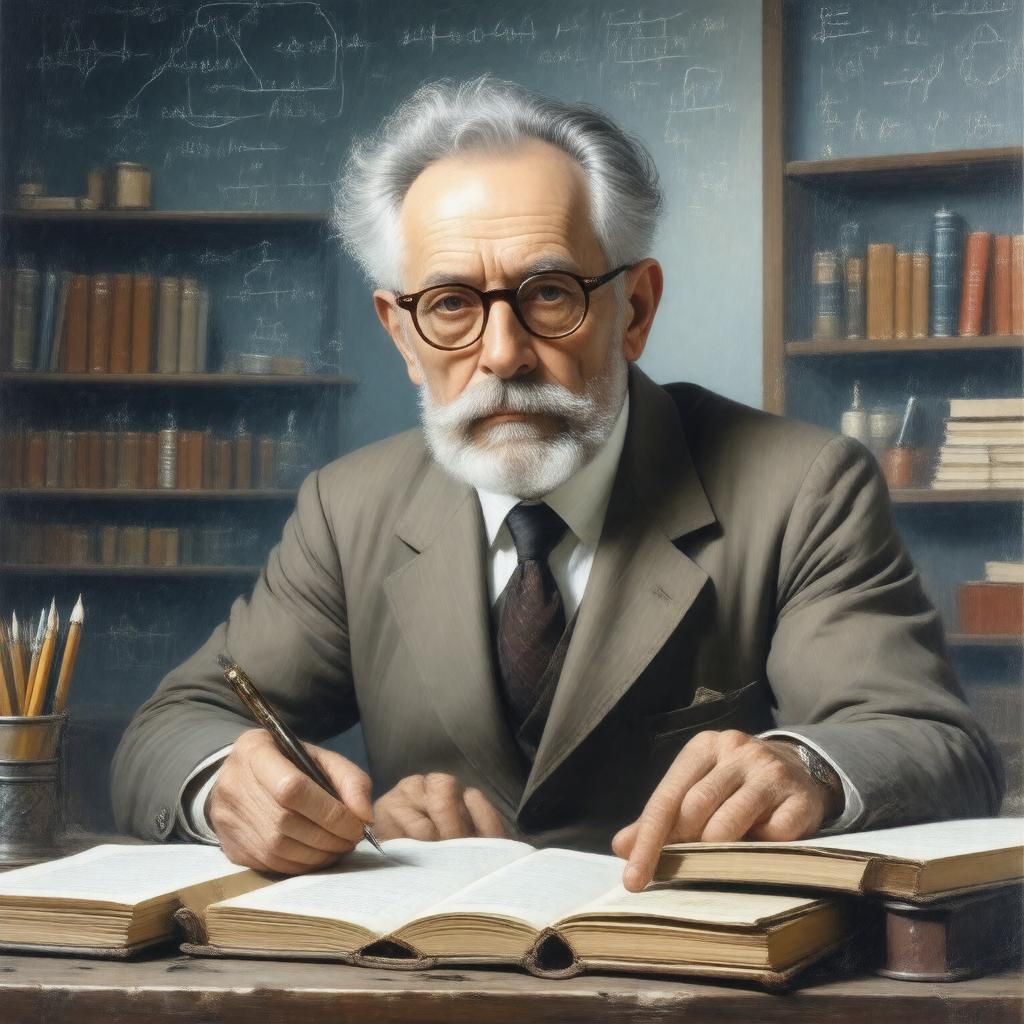 AI-created image of Jean Bourgain