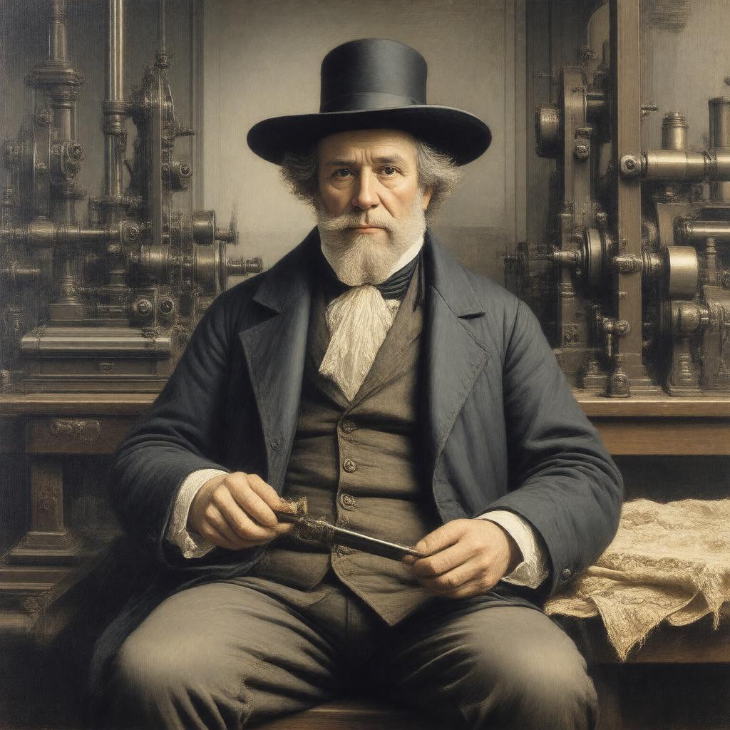 AI-created image of Jean Charles Jacquard