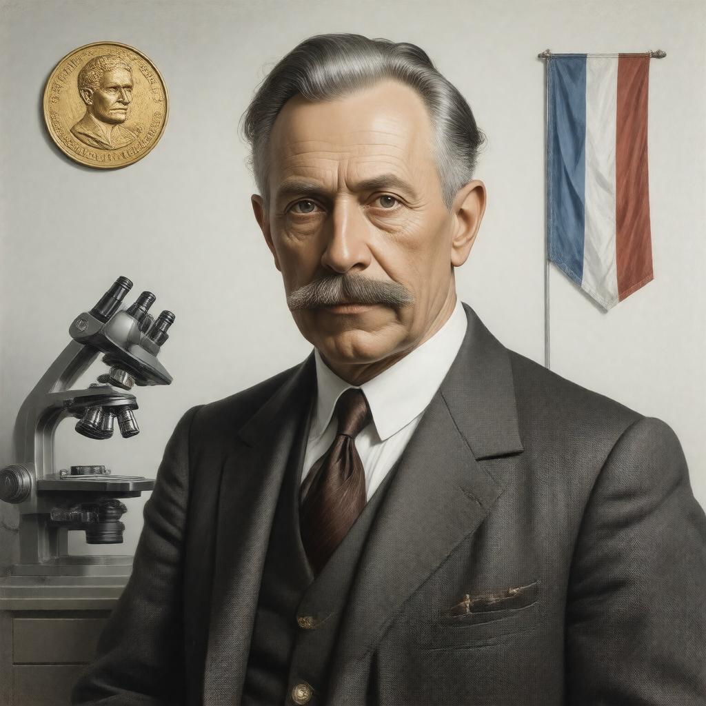 AI-created image of Jean Dausset