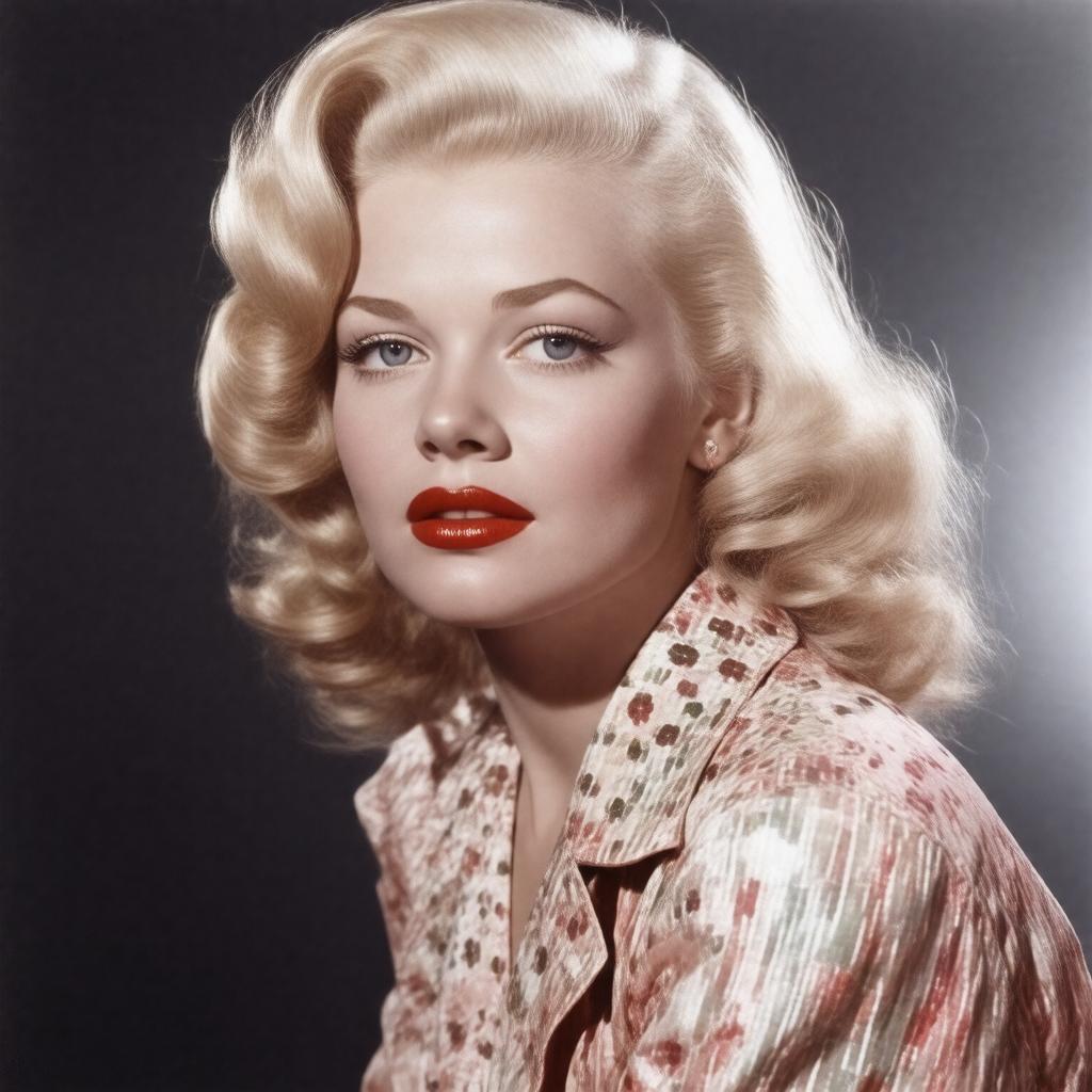 AI-created image of Jean Harlow
