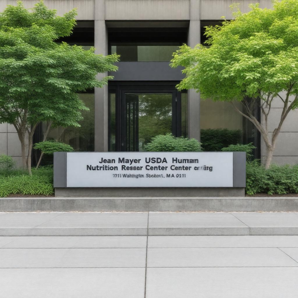 Click to view larger image AI-created image of Jean Mayer USDA Human Nutrition Research Center on Aging