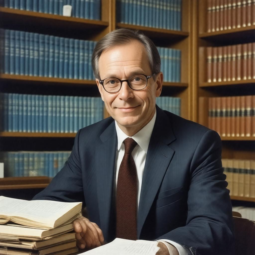 AI-created image of Jean Tirole