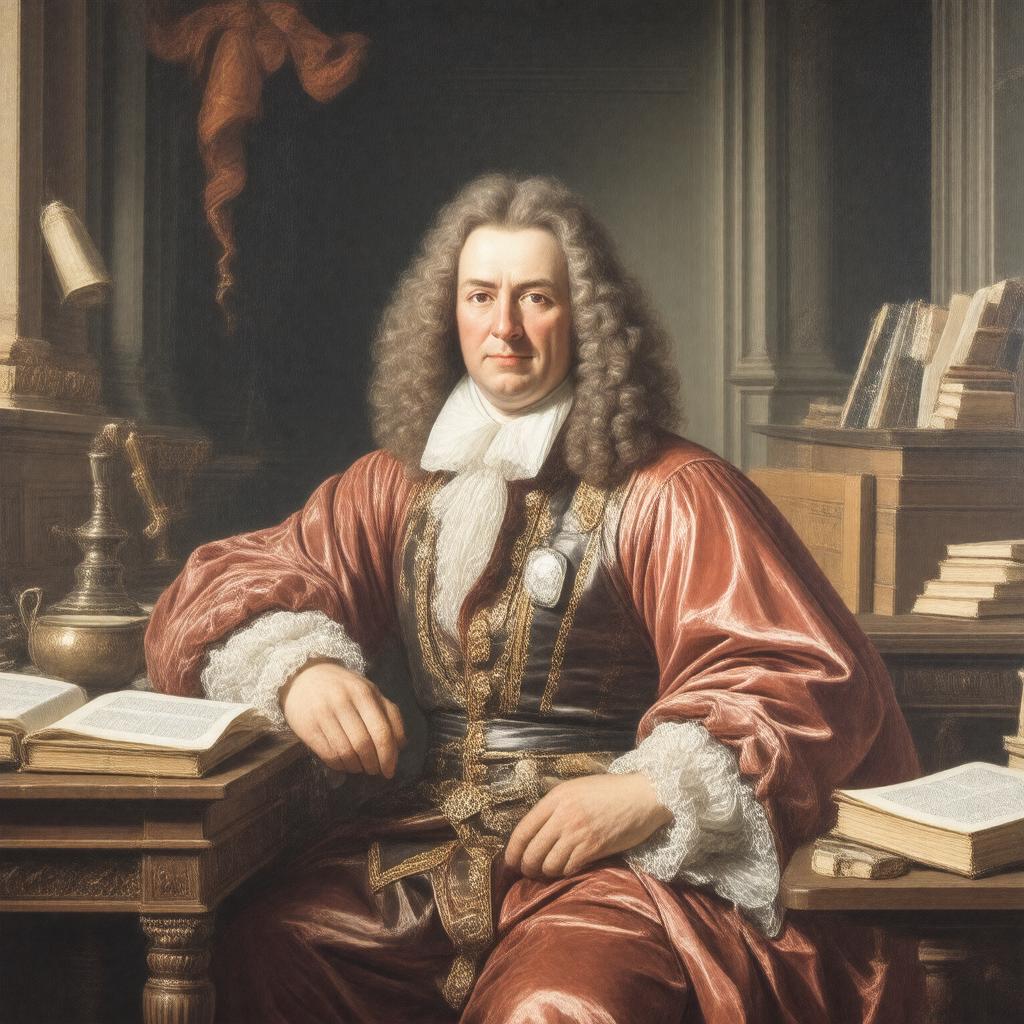 AI-created image of Jean de La Fontaine