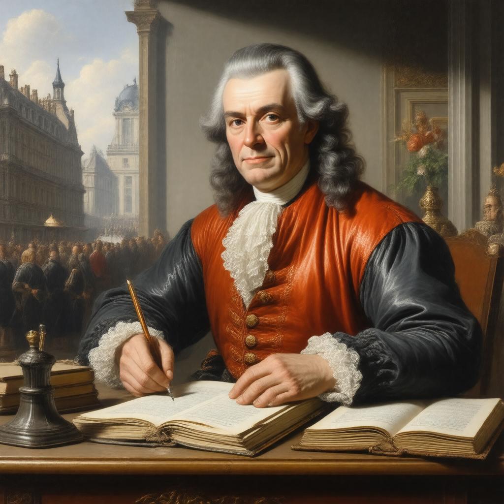 AI-created image of Jean le Rond d'Alembert