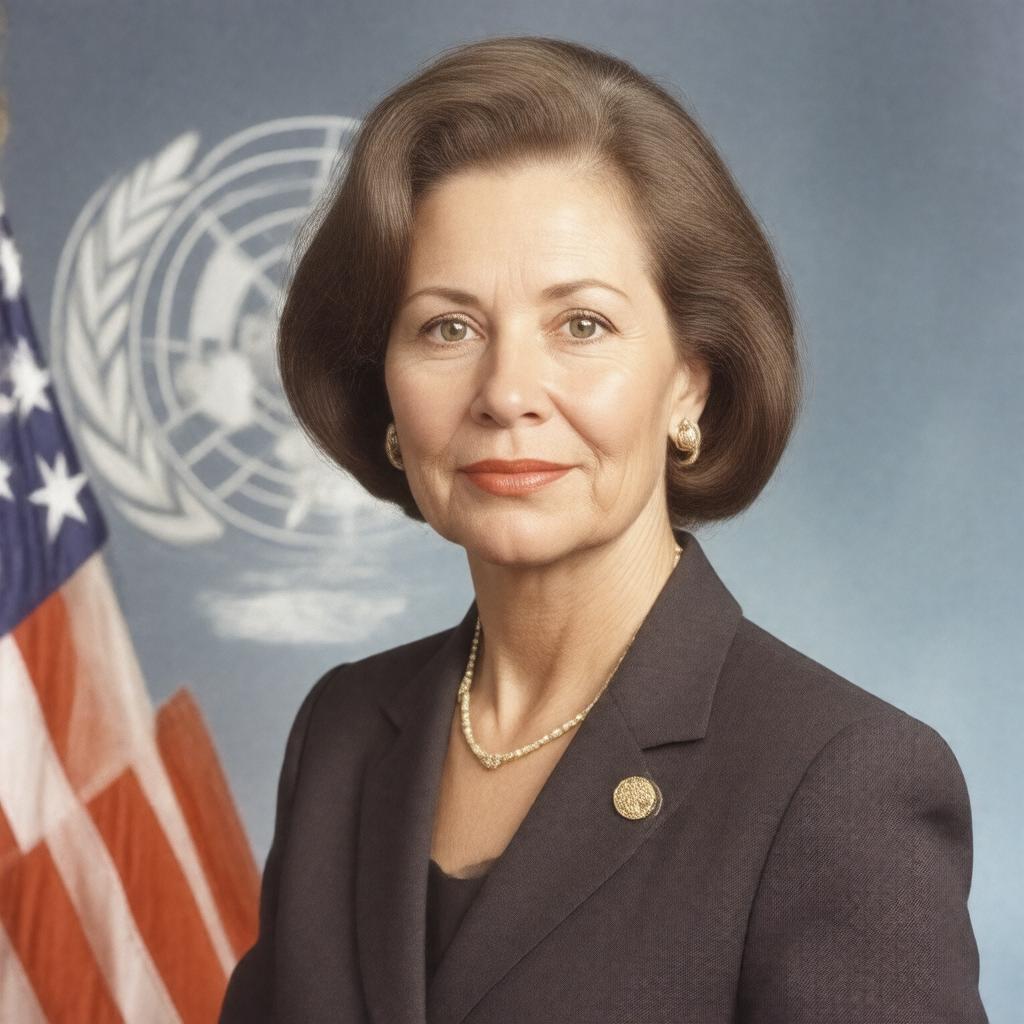 AI-created image of Jeane Kirkpatrick