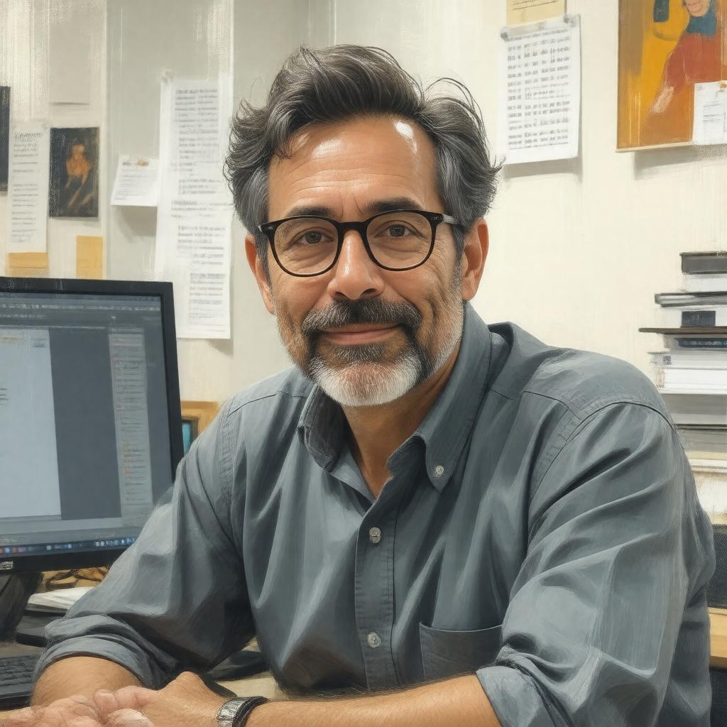 AI-created image of Jef Raskin